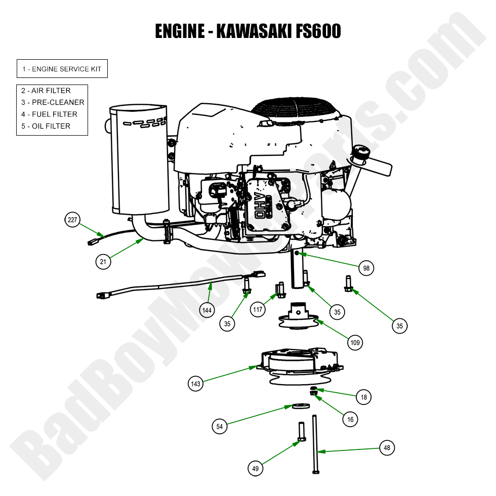 2023 Revolt SD Engine - Kawasaki FS600V